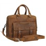 Full Grain Leather Travel Tote LB07