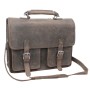 20 in. Super Large Full Grain Leather Briefcase LB08