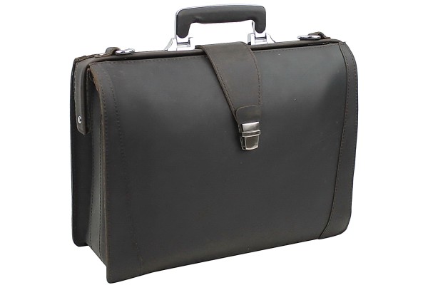 17" Full Grain Leather Business Pro Case LB10