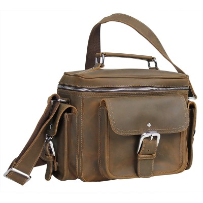 Full Grain Leather Vintage Camera Bag LC01