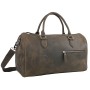 Full Grain Leather Small Overnight Gym Duffle Bag LD07