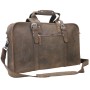 Full Grain Leather Medium Overnight Duffle Bag LD10