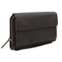 8.5” Cowhide Leather Large Clutch Bag LH02