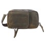 9” Cowhide Leather Cross-Body Waist Bag. LH05