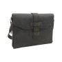 9 in. Cowhide Leather Mini-iPad Messenger Business Folder LH11