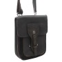 9 in. Cowhide Leather Slim Sling Bag Waist Bag LH12