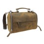 **Clearance** 11 in. Cowhide Leather Mini Duffle Handbag LH13