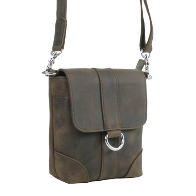 Full Grain Leather Cross-Body Bag LH44