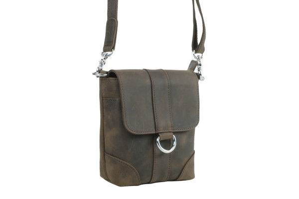 Full Grain Leather Cross-Body Bag LH44