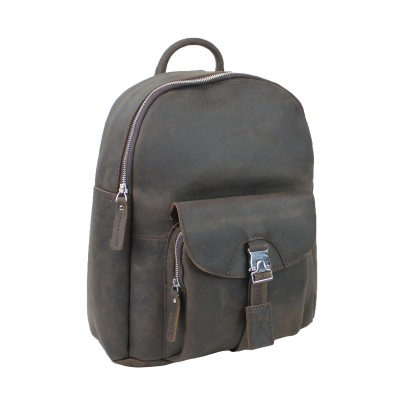 Full Grain Cowhide Leather Backpack LK10