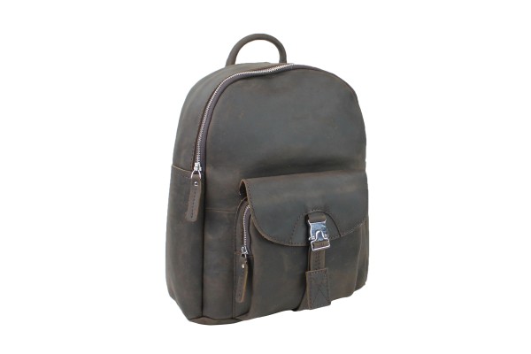 Full Grain Cowhide Leather Backpack LK10