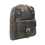 Full Grain Cowhide Leather Backpack LK13