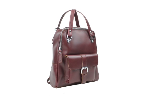 Full Grain Cowhide Leather Backpack LK13