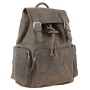 Full Grain Leather Medium Backpack LK19