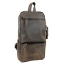 Full Grain Leather Long Shape Chest Pack LK22