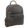 Full Grain Leather Medium Small Backpack LK23