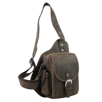 Classic Full Grain Leather Chest Pack LK24