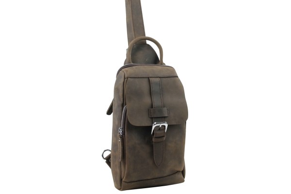 Classic Full Grain Leather Chest Pack LK25