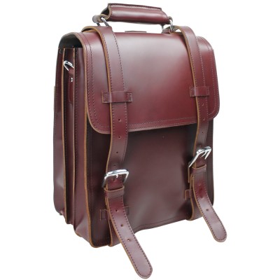 **Clearance** Classic Full Grain Leather Backpack Shoulder Bag LK61