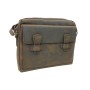 13 in. Cowhide Leather Messenger Shoulder Bag LM05