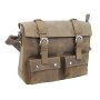 14 in. Cowhide Leather Messenger Shoulder Bag LM07