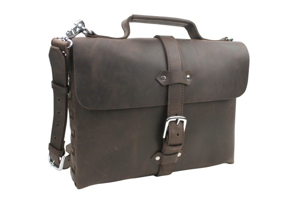 Full Leather Handmade Messenger Bag LM08