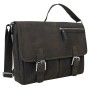 16 in. Cowhide Leather Messenger Bag LM10