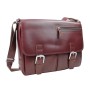 16 in. Cowhide Leather Messenger Bag LM10