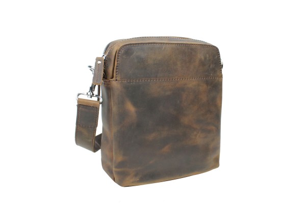 Cowhide Leather Messenger Shoulder Bag LM13