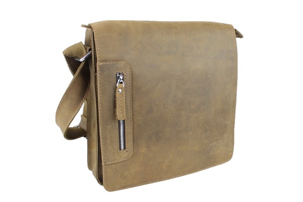 Cowhide Leather Messenger Bag LM14