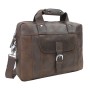 Classic Medium Full Grain Leather Messenger Laptop Bag LM21