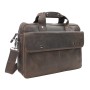 Classic Medium Full Grain Leather Messenger Laptop Bag LM22