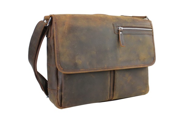 15 in. Casual Messenger Laptop Bag with Top Lift Handle LM35