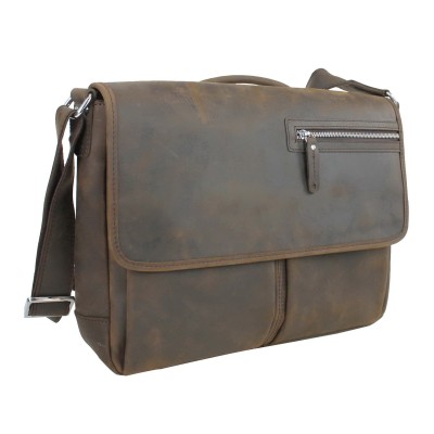 16 in. Casual Messenger Laptop Bag with Top Lift Handle LM36