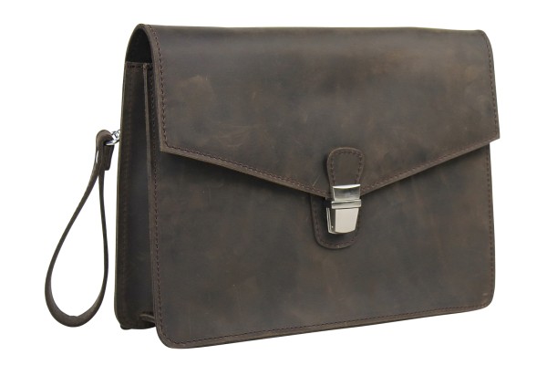 Full Leather Messenger Bag LM38 fit 12 inches MacBook Pro