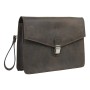 Full Leather Messenger Bag LM38 fit 12 inches MacBook Pro