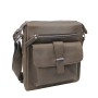 11 in. Cowhide Leather Satchel Bag LS03
