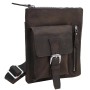 10 in. Cowhide Leather Satchel Bag LS06 