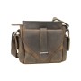 9 in. Cowhide Leather Satchel Bag LS08