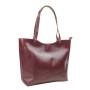 17 in. Large Cowhide Leather Shoulder Bag LS17