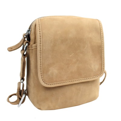 8.5” Cowhide Leather Shoulder Waist Bag LS22S 
