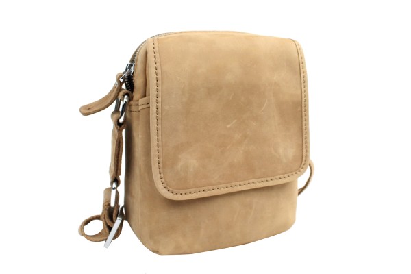 8.5” Cowhide Leather Shoulder Waist Bag LS22S 