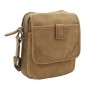 9 in. Cowhide Leather Shoulder Waist Bag LS23S