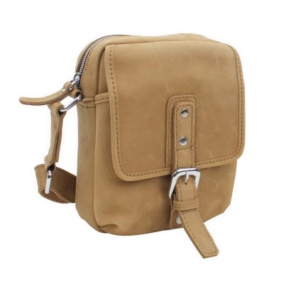 8.5” Cowhide Leather Shoulder Waist Bag LS24S