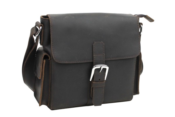Cowhide Leather Cross-Body Shoulder Bag LS29