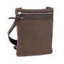 Cowhide Leather Slim Cross-Body Waist Bag LS35