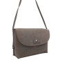 Cowhide Leather Slim Shoulder Bag LS36