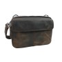 Cowhide Leather Slim Shoulder Waist Bag LS37