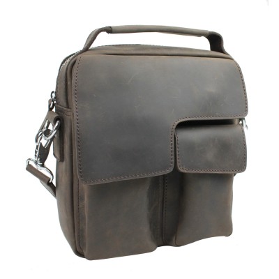 Cowhide Leather Small Shoulder Bag LS38