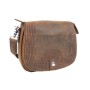 Cowhide Leather Slim Sling Shoulder Bag LS41